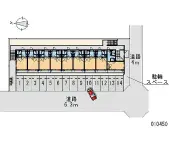 ★手数料０円★郡山市長者　月極駐車場（LP）